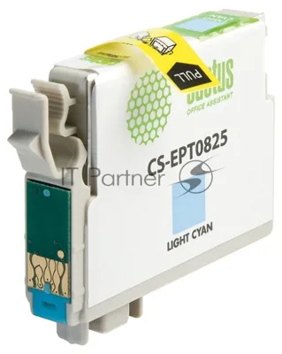 Картридж струйный Cactus CS-EPT0825 (T0825) светло-голубой (13,8 мл) для Epson Stylus Photo R270/290/RX590
