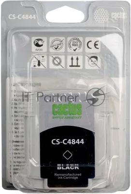 Картридж струйный Cactus CS-C4844 черный (72 мл) для №10 HP 2000/2500/1000/1100/1200