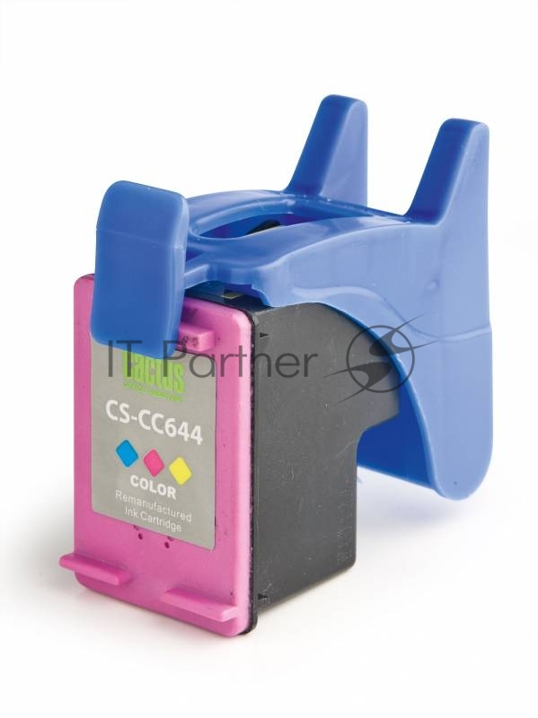Картридж струйный Cactus CS-CC644 №121XL трехцветный (18 мл.) для HP DJ D1663/D2500/D2563/D2663/D5563/F2423/F2493/F4213/F4275/F4280/F4283/F4583/PS C4683/C4783