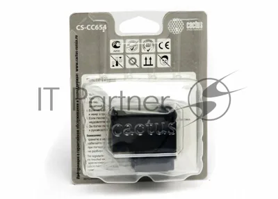 Картридж струйный Cactus CS-CC654 черный для №901 HP OfficeJet-4500/J4580/J4660/J4680 (18мл)