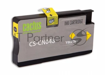 Картридж струйный Cactus CS-CN048 №951XL желтый (26 мл) для HP OfficeJet 251dw Pro, 276dw Pro, 8100 Pro, 8100e, 8600 Pro (N911a), 8600 Pro Plus (N911g), 8610 Pro (A7F64A), 8615 Pro, 8616 Pro, 8620 Pro
