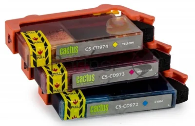 Картридж струйный Cactus СS-CD972/3/4 №920XL голубой/желтый/пурпурный (43.8 мл) для HP Officejet 6000/6500/7000/7500