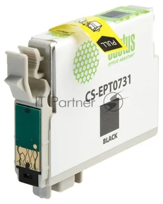 Картридж струйный Cactus CS-EPT0731 черный (11,4 мл) для Epson Stylus С79/C110/СХ3900/CX4900/CX5900/CX7300/CX8300/CX9300