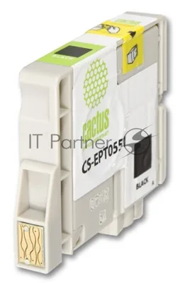 Картридж струйный Cactus CS-EPT0551 черный (10 мл) для Epson Stylus RX520/Stylus Photo R240