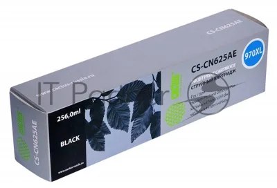 Картридж струйный Cactus CS-CN625AE 970XL черный (256 млl) для HP Officejet Pro X476dw/X576dw/X451dw