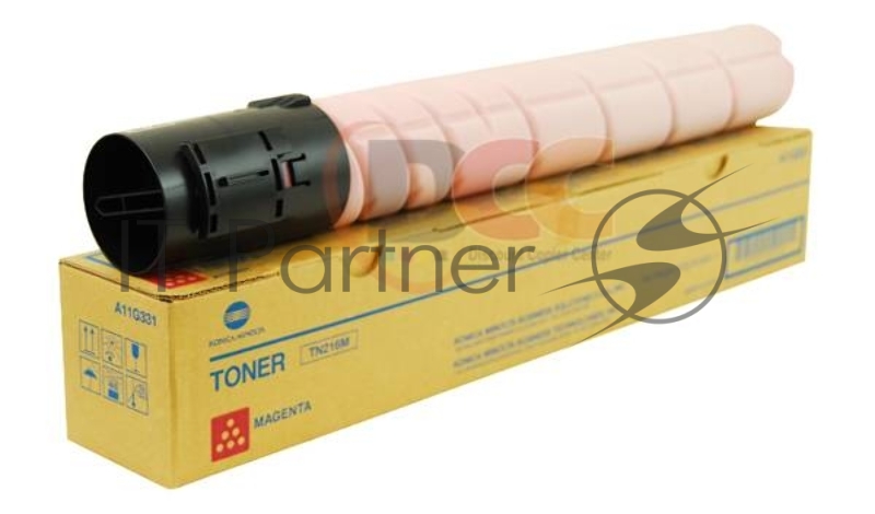 Тонер-картридж Konica-Minolta bizhub C220/280 красный TN-216M (o)