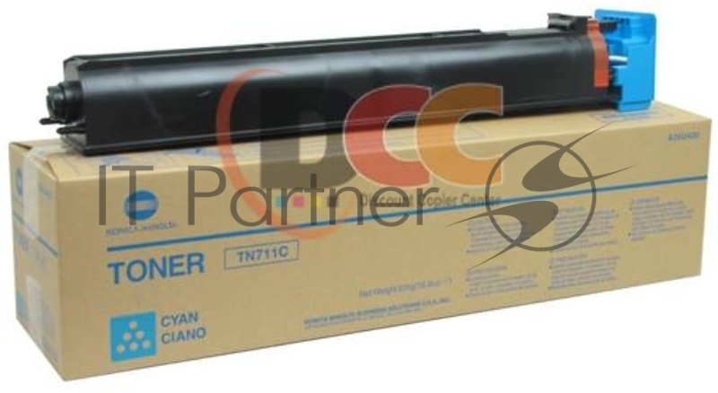 Тонер Konica-Minolta bizhub C654/754/Pro C754 синий TN-711C