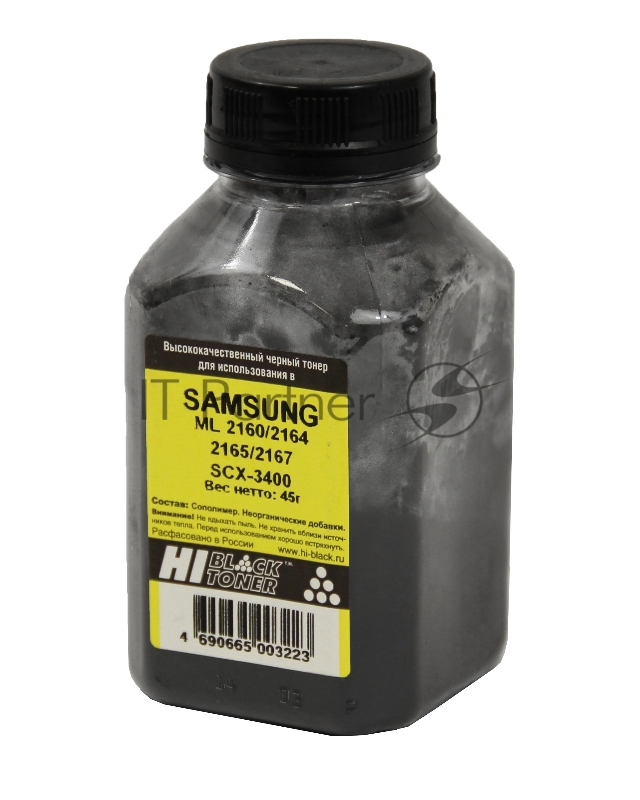 Тонер Samsung ML 2160/2164/2165/2167/SCX-3400 (Hi-Black) 45 г, банка
