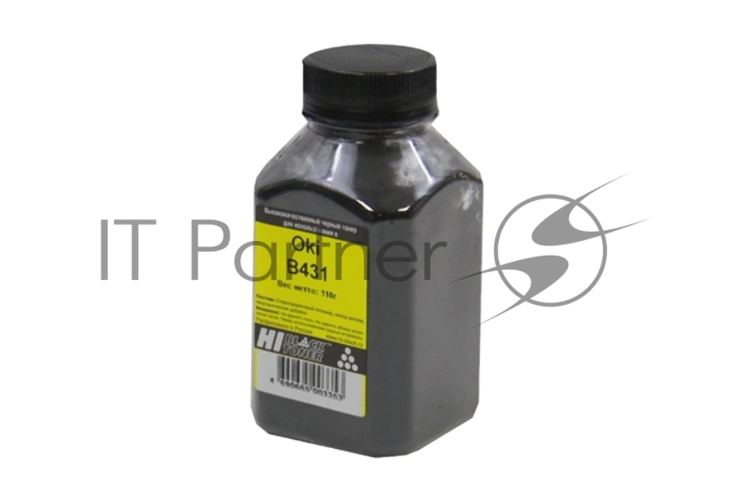Тонер Oki B431 (Hi-Black), 110 г, банка
