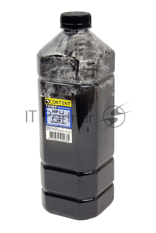 Тонер Content - для HP LJ Универсальный 1010/1200/1160/4000/5000 (Content), 1кг, канистра
