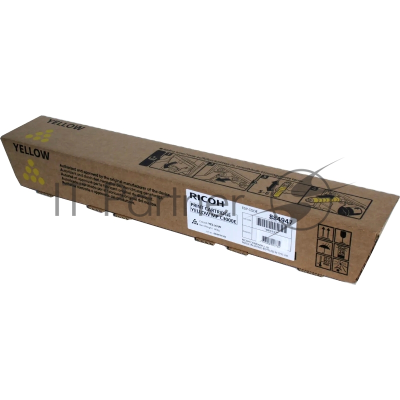 Картридж лазерный Ricoh Aficio MP C2000/C2500/C3000 желтый, type MPC3000E (15K)