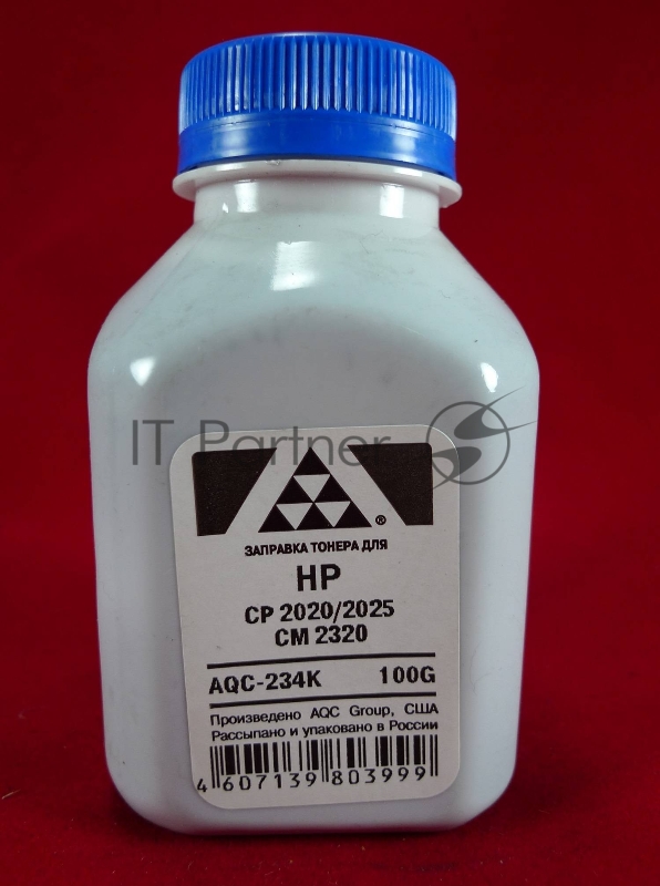 Тонер HP CP2020/2025/CM2320 черный, (фл.100г.) AQC фас. Россия