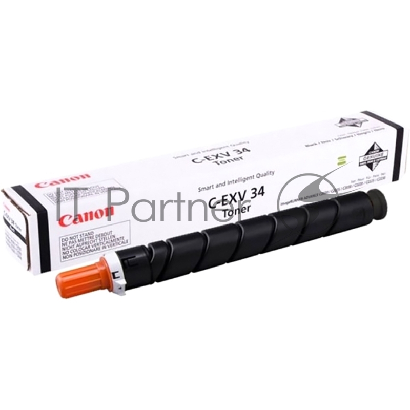 Картридж лазерный Canon C-EXV34BK черный (туба 23000 стр) для Canon iR C9060/C9065/C9070, IR Advance C2000ser/C2020/C2025/C2030