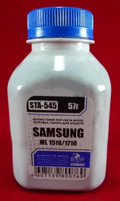 Тонер Samsung ML-1510/20/1660/65/1710/50/1860/65/216x/SCX 3x00 (фл, 57г) B&W Standart фас России