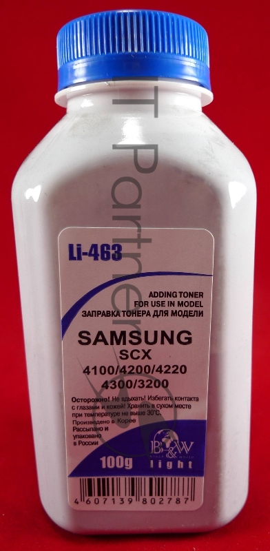 Тонер Samsung ML-216x SCX 320x/340x/4100/4200/4220/4300 (фл, 100г) B&W Light фас России