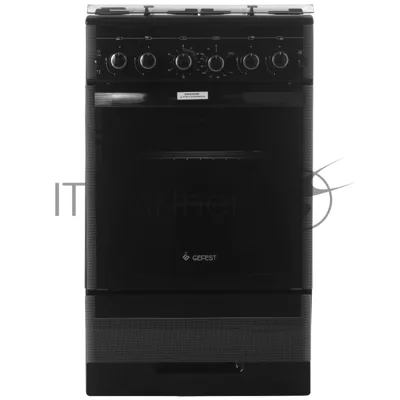 Плита газовая Gefest ПГ 5300-02 0046 черный, конфорок 4 шт, духовка 52 л, 50 см x 85 см x 58.5 см