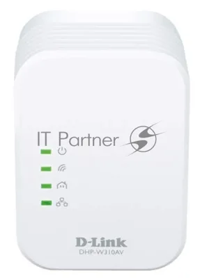 Беспроводной PowerLine-адаптер D-Link DHP-W310AV N300 с поддержкой HomePlug AV