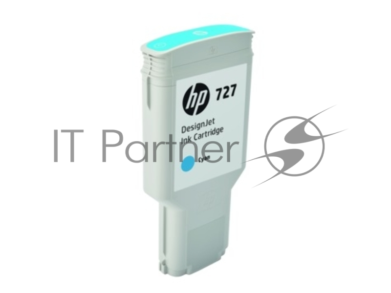 Картридж струйный HP 727 F9J76A голубой для HP DJ T1500/T1530/T2500/T2530/T920/T930 (300мл)