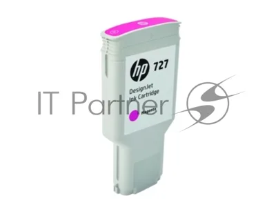 Картридж струйный HP 727 F9J77A пурпурный для HP DJ T1500/T1530/T2500/T2530/T920/T930 (300мл)