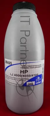 Тонер HP LJ 4000/4050/4100 (фл.500г.) B&W Standart фас России