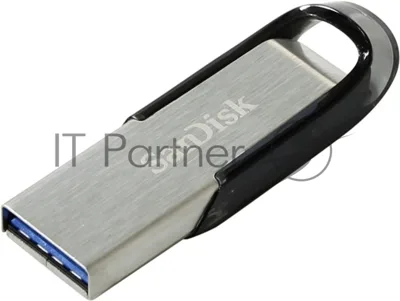 Флешка USB Sandisk CZ73 Cruzer Ultra Flair (SDCZ73-128G-G46), 128Gb, USB 3.0, R/W 150/45, серебристый/черный