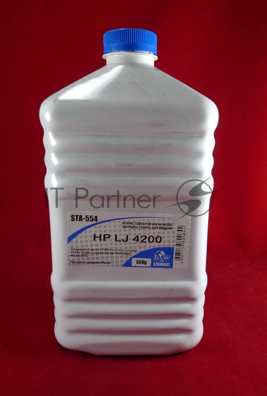 Тонер HP LJ 4200/5200 (флакон 600 г) B&W Standart фас России