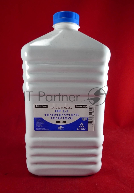 Тонер HP LJ 1010/1012/1015/1018/1020 (кан., 1кг.) B&W Light фас России