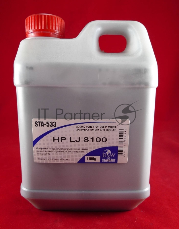 Тонер HP LJ 8100 (кан, 1100 г) B&W Standart фас России
