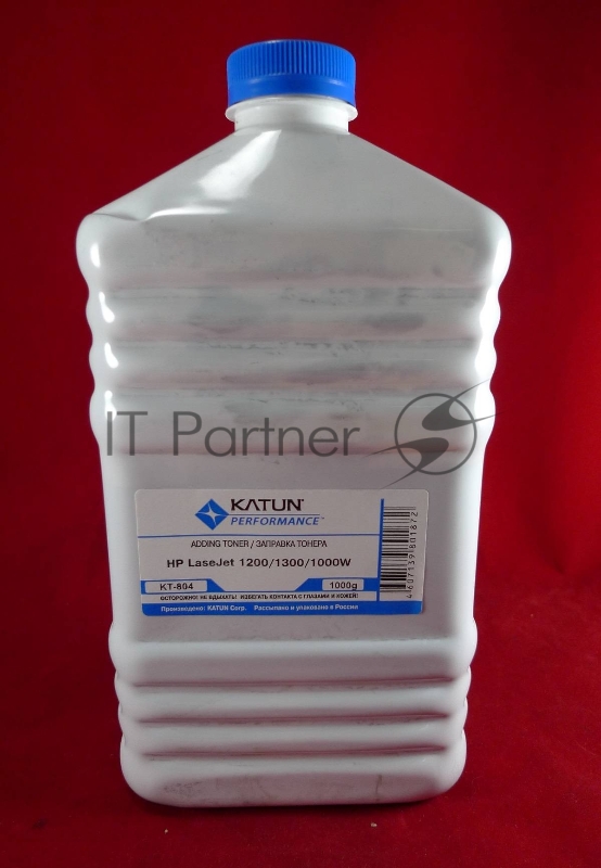Тонер HP LJ 1200/1300/1000W (кан., 1кг.) Katun фас России