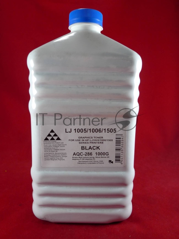 Тонер HP LJ P1005/1006/1102/1120/1505/1522/1566/1606/M125/M127/M201/M225, Canon LBP-3010/3250 (кан., 1кг.) (AQC-США фас России)