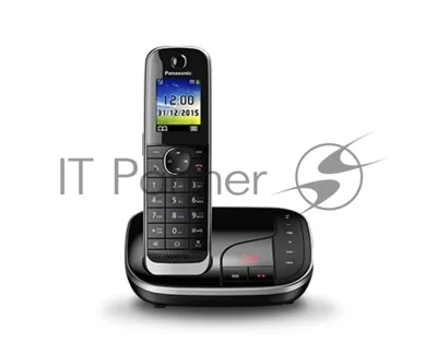 Телефон беспроводной (DECT) Panasonic KX-TGJ320RUB ной, АОН, черный, автоответчик