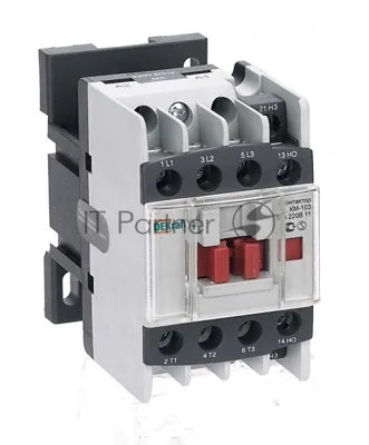 Контактор 9А 220В АС3 1НО+1НЗ КМ-103 DEKraft