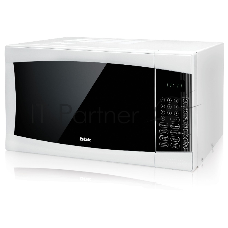 Микроволновая печь BBK 23MWS-915S/W белый, 23 л, 900 Вт, переключатели - сенсор