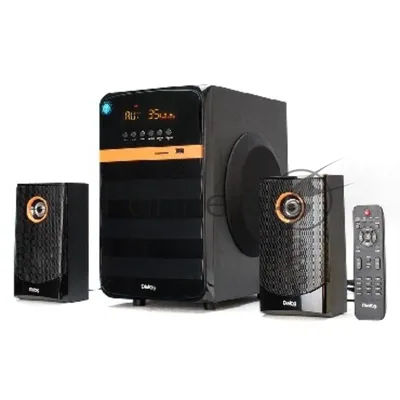 Акустическая система Dialog Progressive AP-240B BLACK - акустические колонки 2.1, 50W+2*10W RMS, Bluetooth, USB+SD reader