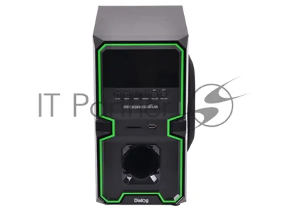 Акустическая система Dialog Progressive AP-222B BLACK - акустические колонки 2.1, 30W+2*10W RMS, Bluetooth, USB/SD reader