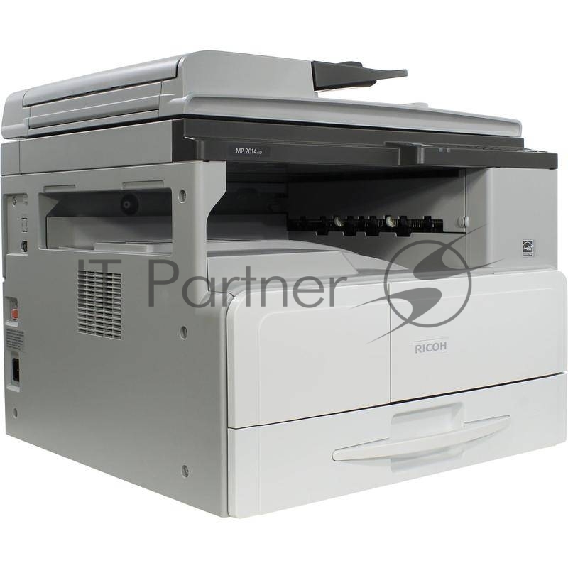 МФУ лазерное Ricoh MP 2014AD (912356/417378), A3, ч/б, печ. до 20 стр/мин. (А4) до 12 стр/мин. (А3), скан. до 6 стр/мин (цв.) 15 стр/мин (ч/б), 600x600dpi, USB
