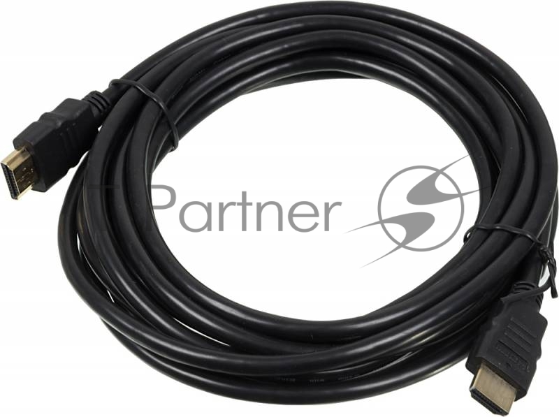 Кабель аудио-видео High Speed ver.1.4 HDMI (m)/HDMI (m) 5м. позолоченные контакты черный