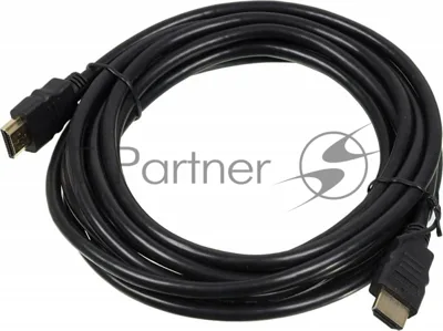 Кабель аудио-видео High Speed ver.1.4 HDMI (m)/HDMI (m) 5м. позолоченные контакты черный