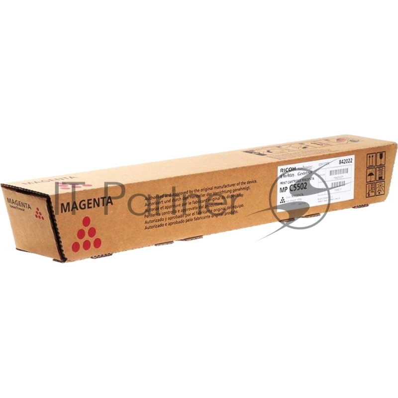 Картридж лазерный Ricoh 841757/842022 тип MPC5502E, пурпурный для Aficio MP C4502/C5502 22500 стр.