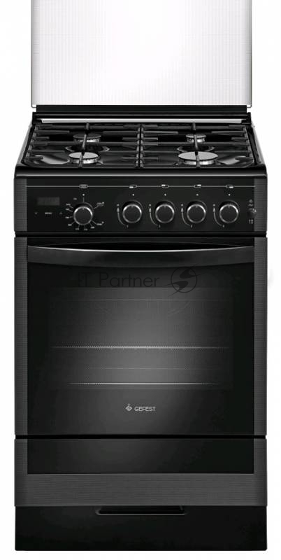 Плита газовая Gefest ПГ 5300-03 0046 черный, конфорок 4 шт, духовка 52 л, 50 см x 85 см x 58.5 см