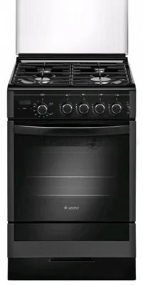 Плита газовая Gefest ПГ 5300-03 0046 черный, конфорок 4 шт, духовка 52 л, 50 см x 85 см x 58.5 см
