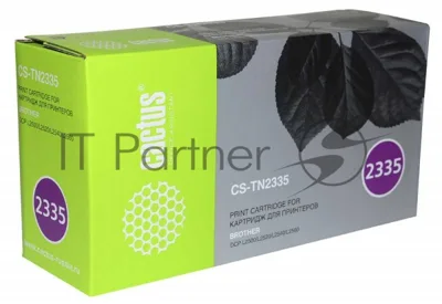 Картридж лазерный Cactus CS-TN2335 черный (1200 стр.) для Brother DCP L2500/L2520/L2540/L2560