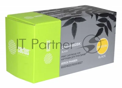 Картридж лазерный Cactus CS-PH6022BK (106R02763) черный (2000 стр.) для Xerox Phaser 6020/6022/WC6025/6027