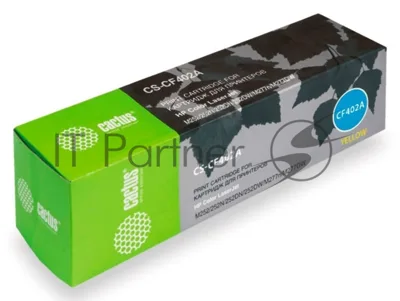 Картридж лазерный Cactus CS-CF402A желтый (1400 стр.) для HP CLJ M252/252N/252DN/252DW/M277n/M277DW