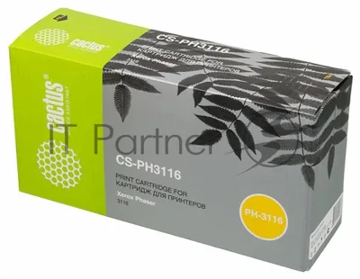 Картридж лазерный Cactus CS-PH3116 (109R00748) черный (3000 стр.) для Xerox Phaser 3116