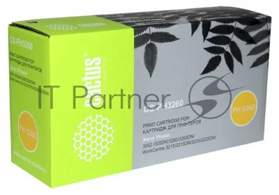 Картридж лазерный Cactus CS-PH3260 (106R02778) черный (3000 стр.) для Xerox Phaser 3052/3260/WC 3215/3225