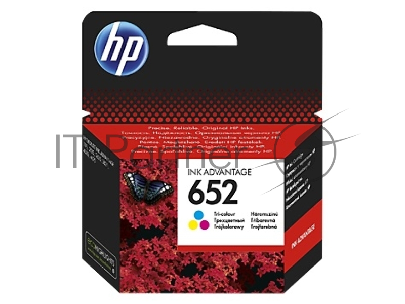 Картридж струйный HP 652 F6V24AE многоцветный, 200 стр., для HP DJ IA 1115/2135/3635/4535/3835/4675