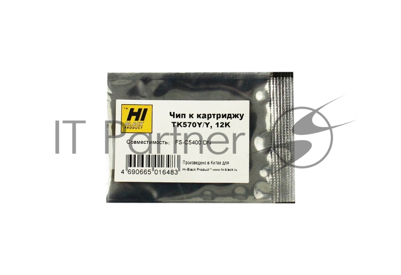 Чип к картриджу Kyocera FS-C5400 DN (Hi-Black) new, 12k, TK-570, Y