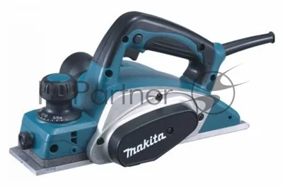 Рубанок Makita KP0800X1 Рубанок,620Вт,17000об\м,ширина-82мм,глуб-2.5мм,2.6кг,кор, набор ножей D-07945