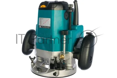 Фрезеры Makita 3612C Фрезер, 1850Вт,9000-23000об\м,ход-60мм,цанга-12мм,6кг,кор,пл пуск, эл тормоз, направл